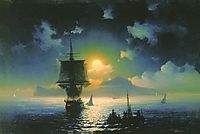 Lunar night on Capri, 1841, aivazovsky