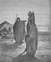 Expulsion of Ishmael and His Mother, dore