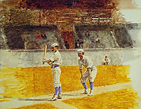 Baseball Players Practicing, 1875, eakins
