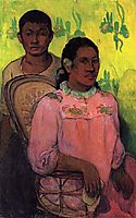 Tahitian woman and boy, 1899, gauguin