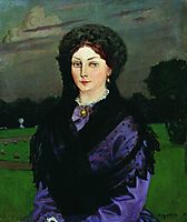 Portrait of a Woman, 1904, kustodiev