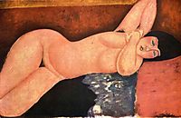 Reclining nude, c.1917, modigliani