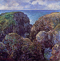 Group of Rocks at Port-Goulphar, 1886, monet