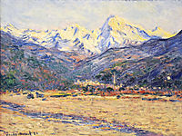 The Valley of the Nervia, 1884, monet