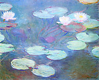 Water Lilies, Pink, 1899, monet