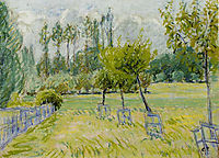 Study of Apple Trees at Eragny, c.1893, pissarro