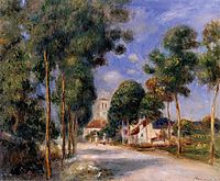 Entering the Village of Essoyes, 1901, renoir