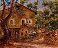 House in Collett at Cagnes, 1912, renoir