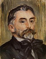 Portrait of Stephane Mallarme, 1892, renoir