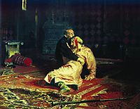 Ivan the Terrible and His Son Ivan on November 16, 1581, 1885, repin