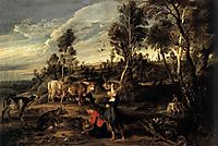 Farm at Laeken, 1618, rubens