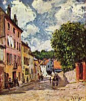 Street in Moret Sur Loing, 1892, sisley