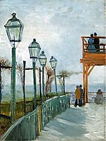 Belvedere Overlooking Montmartre, 1886, vangogh