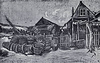 Fish-Drying Barn in Scheveningen, 1882, vangogh
