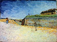 Fortifications of Paris with Houses, 1887, vangogh