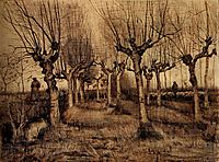 Pollard Birches, 1884, vangogh