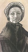 Woman with Dark Cap, Sien-s Mother, 1882, vangogh